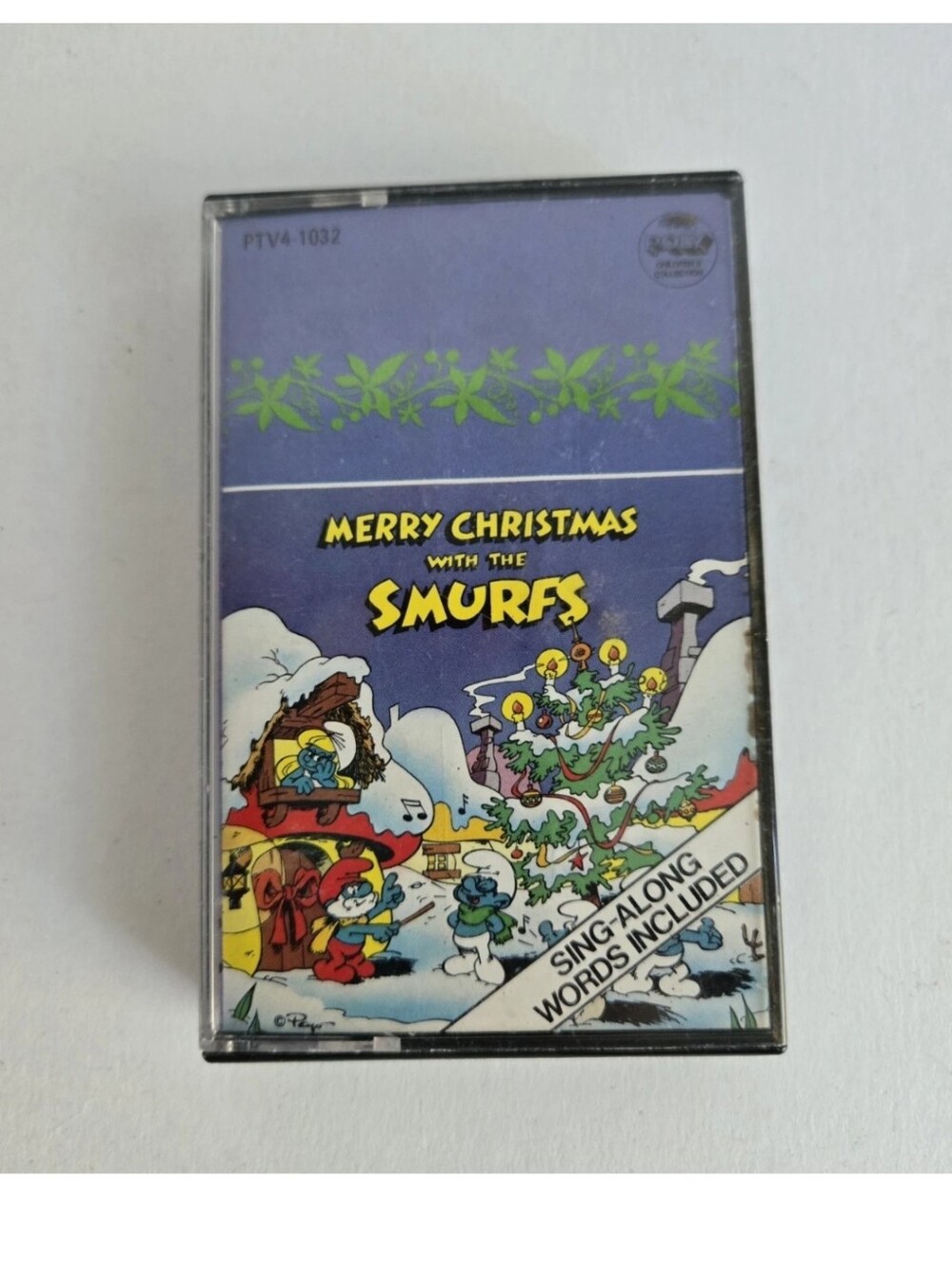 Merry Christmas With The Smurfs Cassette Tape 1983 Vintage